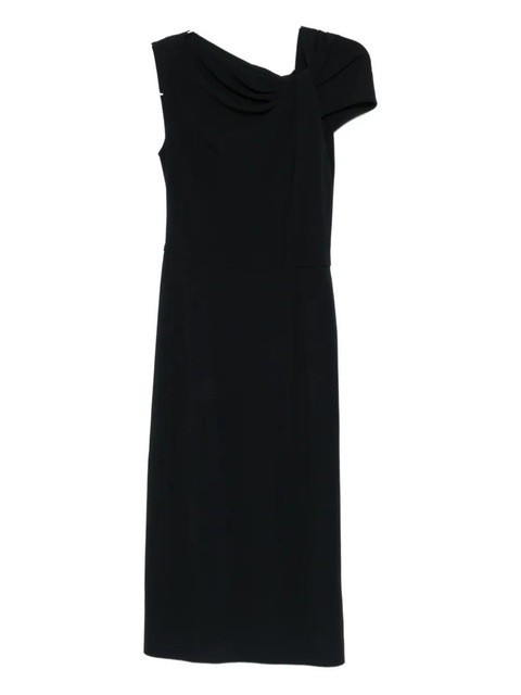 Givenchy draped-detail one-shoulder midi dress - Black - zdjęcie produktu nr 1