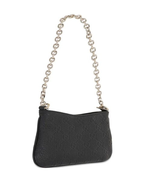 Gucci GG motif leather shoulder bag - Black - zdjęcie produktu nr 2