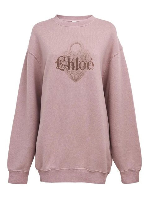 Chloé crew-neck sweatshirt - Pink - zdjęcie produktu nr 1