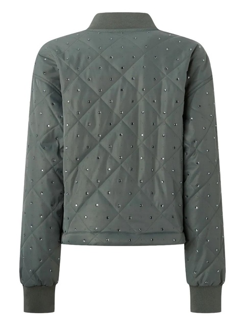 PINKO quilted embellished bomber jacket - Green - zdjęcie produktu nr 1