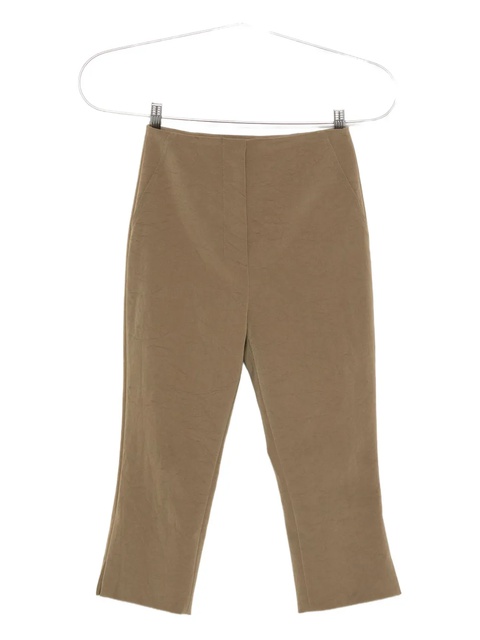 Nanushka Saoirse split-hem capri pants - Green - zdjęcie produktu nr 1