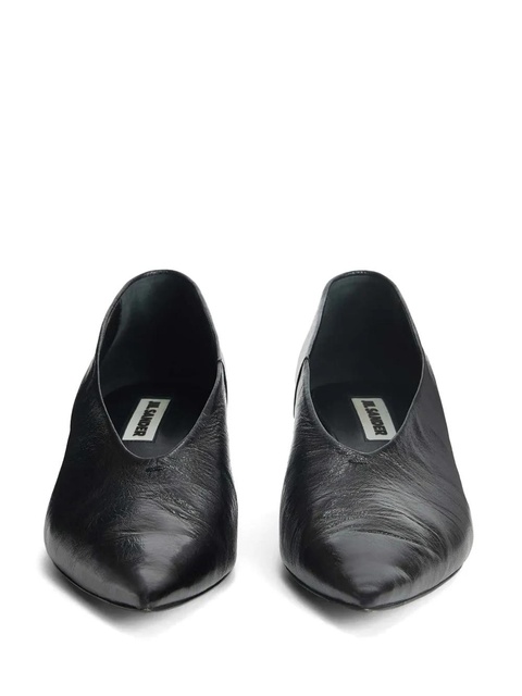 Jil Sander leather pumps - Black - zdjęcie produktu nr 2
