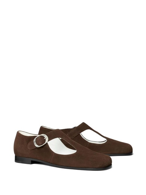 Tory Burch Violet T Strap loafers - Brown - zdjęcie produktu nr 2