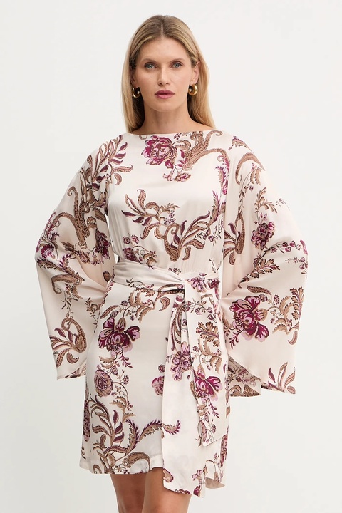 Marciano Guess sukienka LOREDANA kolor beżowy mini prosta 5YGK40 7298A - zdjęcie produktu nr 1