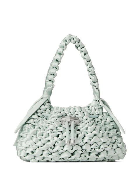 Jimmy Choo small Cinch leather shoulder bag - Green - zdjęcie produktu nr 1