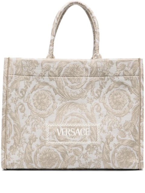 Versace large Barocco Athena tote bag - Neutrals - zdjęcie produktu nr 1