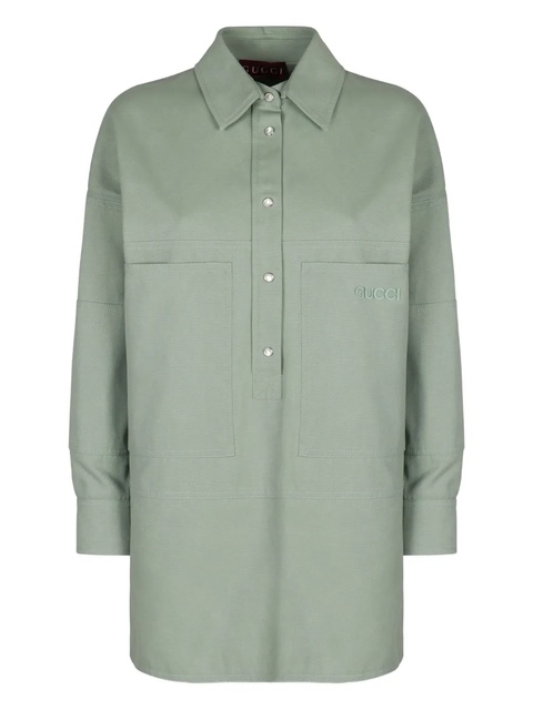 Gucci cotton overshirt - Green - zdjęcie produktu nr 1