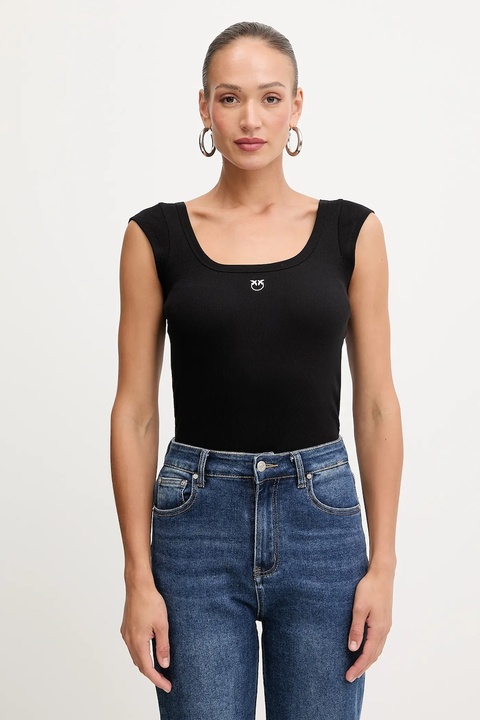 Pinko t-shirt damski kolor czarny 105511 A2RC - zdjęcie produktu nr 1