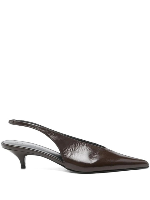 Proenza Schouler 40mm pointed slingback pumps - Brown - zdjęcie produktu nr 1