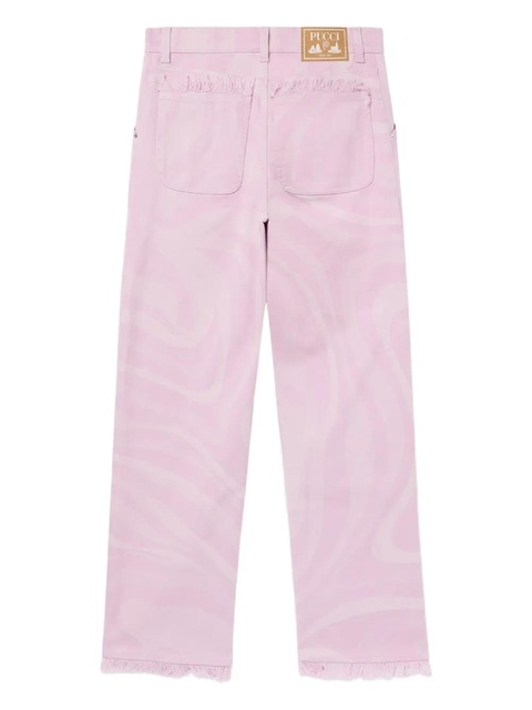 PUCCI Marmo-print trousers - Pink - zdjęcie produktu nr 2