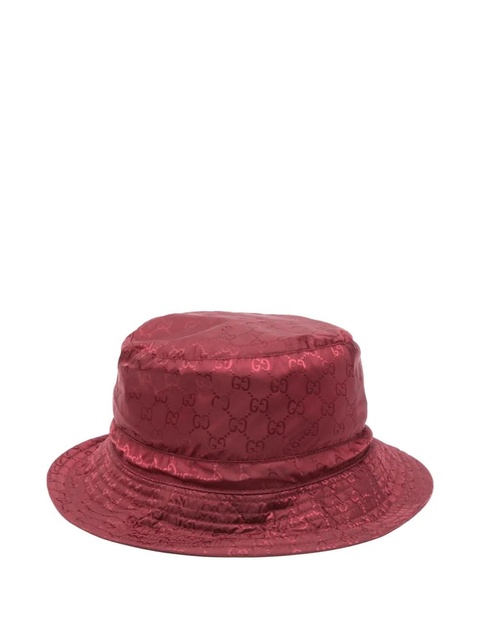Gucci GG-pattern bucket hat - Red - zdjęcie produktu nr 1