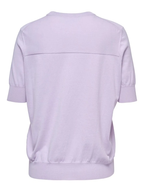 Jil Sander short-sleeve panelled top - Purple - zdjęcie produktu nr 2