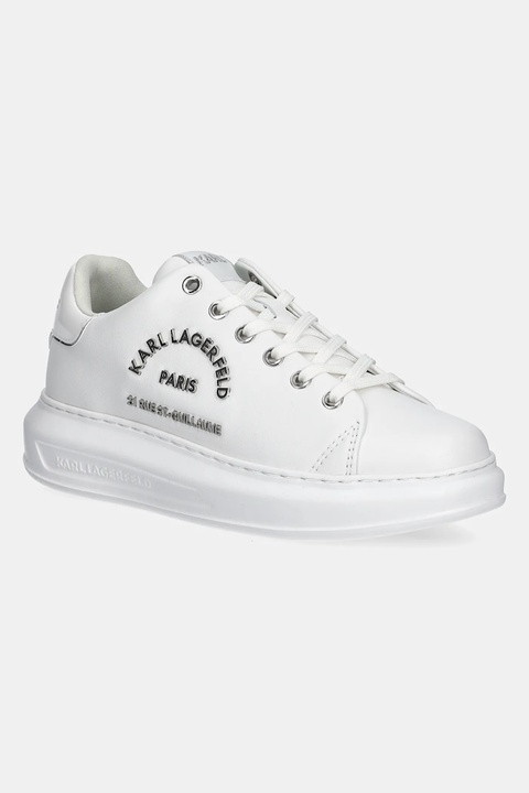 Karl Lagerfeld sneakersy skórzane KAPRI kolor biały KL62539K - zdjęcie produktu nr 1