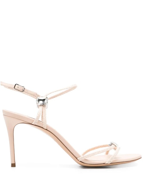 Casadei 80mm crystal-embellished sandals - Pink - zdjęcie produktu nr 1