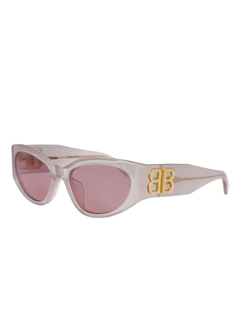 Balenciaga Eyewear cat-eye transparent sunglasses - Pink - zdjęcie produktu nr 2