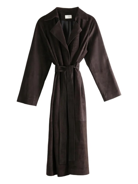 The Row suede coat - Brown - zdjęcie produktu nr 1