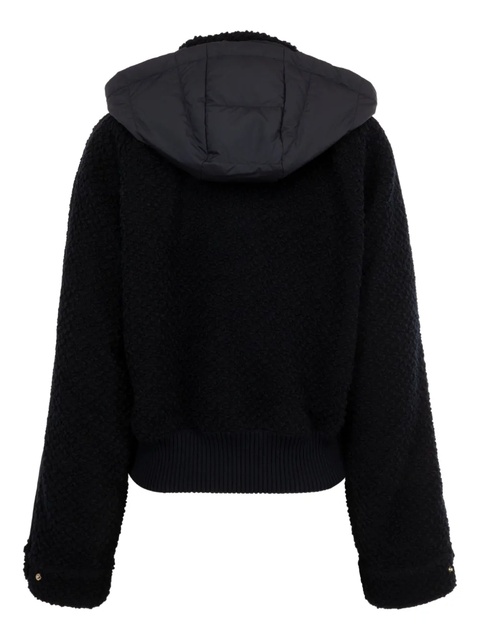 Moncler JUVIGNY hooded bomber jacket - Blue - zdjęcie produktu nr 2