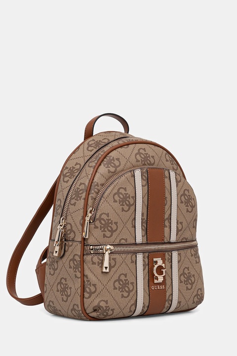 Guess plecak ERENIA damski kolor beżowy mały wzorzysty HWSO78 38330 - zdjęcie produktu nr 2