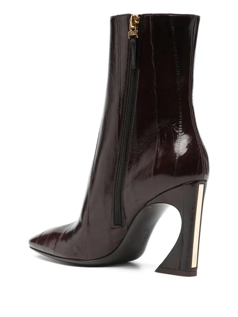 FENDI 105mm Lucida pointed-toe boots - Brown - zdjęcie produktu nr 2
