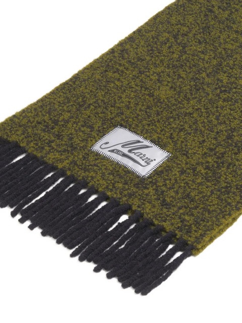 Marni fringed scarf - Green - zdjęcie produktu nr 2