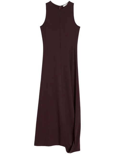 LEMAIRE twisted-hem midi dress - Red - zdjęcie produktu nr 1