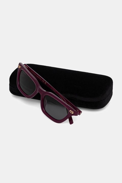 Gucci okulary przeciwsłoneczne damskie kolor fioletowy GG1944S - zdjęcie produktu nr 2