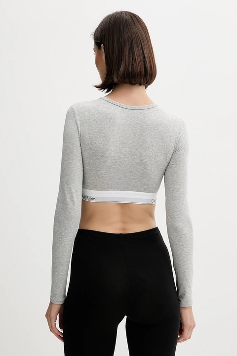 Calvin Klein Underwear longsleeve kolor szary LV00QF8600 - zdjęcie produktu nr 2