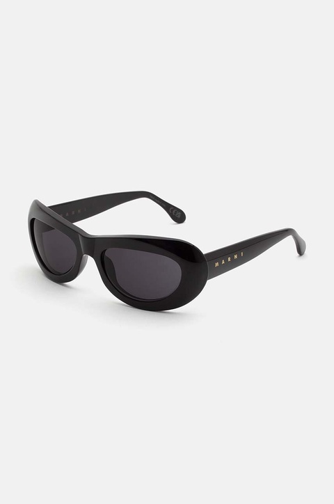 Marni okulary przeciwsłoneczne Field Of Rushes kolor czarny EYMRN00067 001 YJS - zdjęcie produktu nr 1