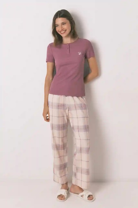 women'secret piżama damska kolor fioletowy 3592426 - zdjęcie produktu nr 1