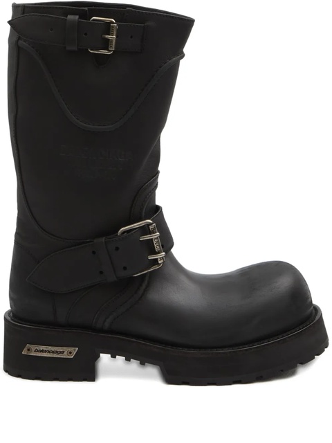 Balenciaga Venom buckle-strap round-toe boots - Black - zdjęcie produktu nr 1