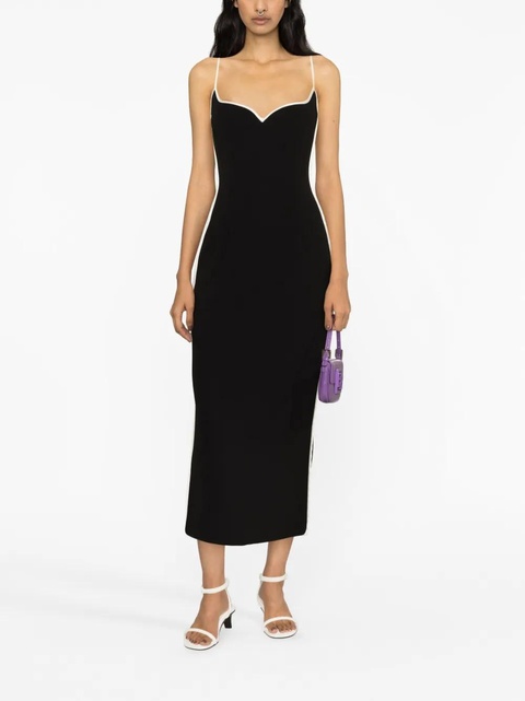 Paris Georgia sweatheart-neck maxi dress - Black - zdjęcie produktu nr 2