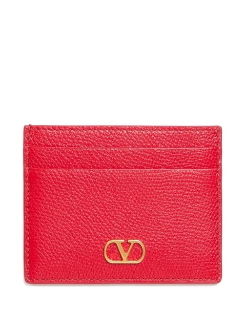 Valentino Garavani Vlogo Signature card holder - Red - zdjęcie produktu nr 1