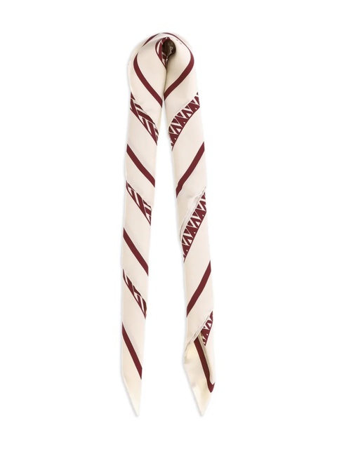 Valentino Garavani geometric-pattern silk scarf - Neutrals - zdjęcie produktu nr 2