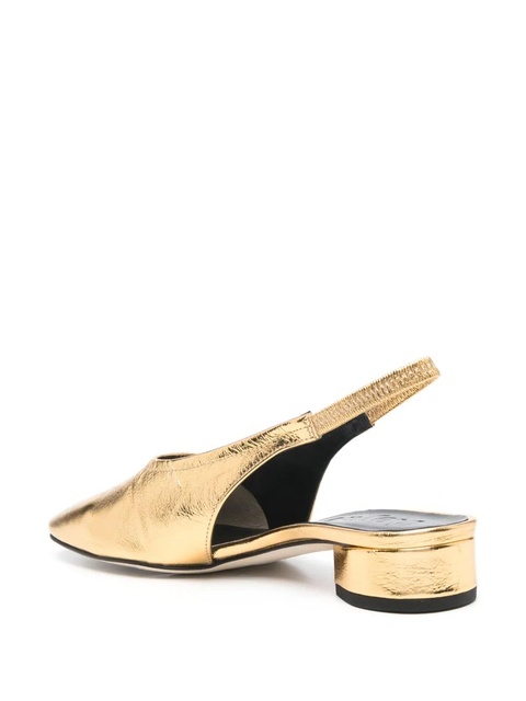Aeyde 30mm Dua slingback pumps - Gold - zdjęcie produktu nr 2