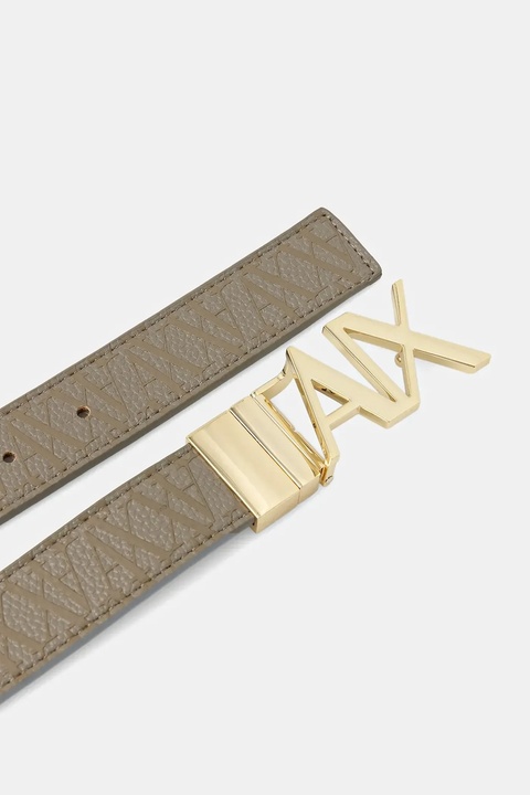 Armani Exchange pasek dwustronny damski kolor zielony XW001203 AF19298 - zdjęcie produktu nr 2