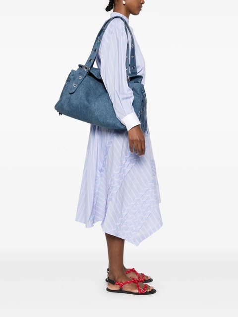 Maje denim shoulder bag - Blue - zdjęcie produktu nr 2