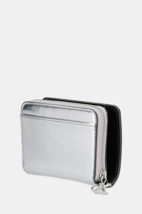 Calvin Klein portfel damski kolor srebrny LV04F1103G - zdjęcie produktu nr 2