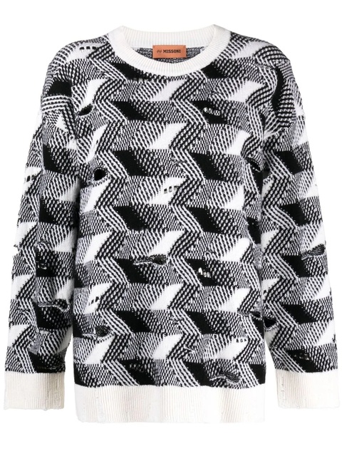 Missoni woven-knit jumper - White - zdjęcie produktu nr 2