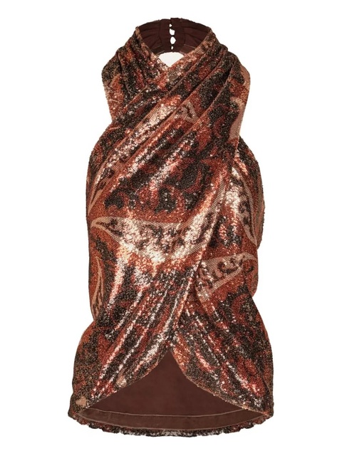 Johanna Ortiz sequin glimmering frost top - Black - zdjęcie produktu nr 1