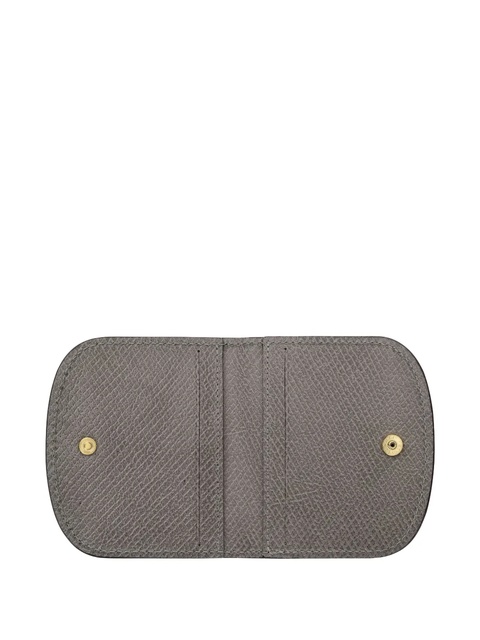 Longchamp textured leather card holder - Grey - zdjęcie produktu nr 2