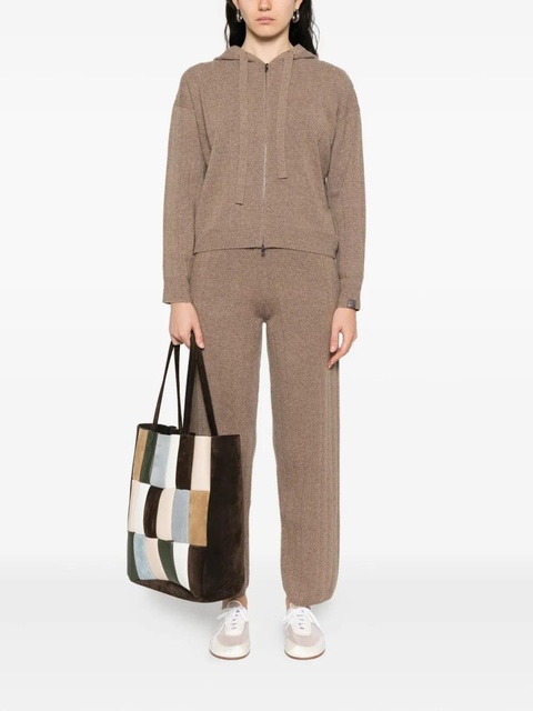 Max Mara ribbed cashmere straight-leg trousers - Brown - zdjęcie produktu nr 2