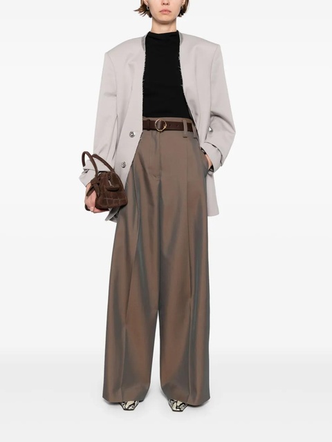 Jil Sander wide-leg trousers - Brown - zdjęcie produktu nr 2