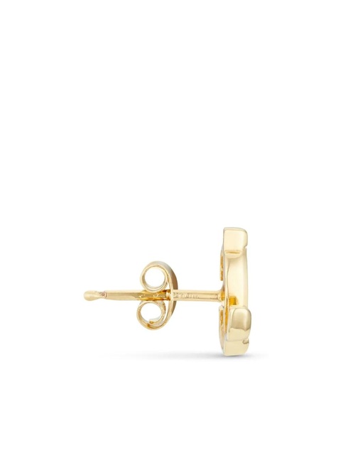 Jimmy Choo logo-lettering stud earrings - Gold - zdjęcie produktu nr 2
