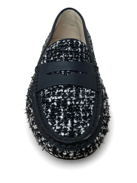 Tod's woven strap loafers - Black - zdjęcie produktu nr 2