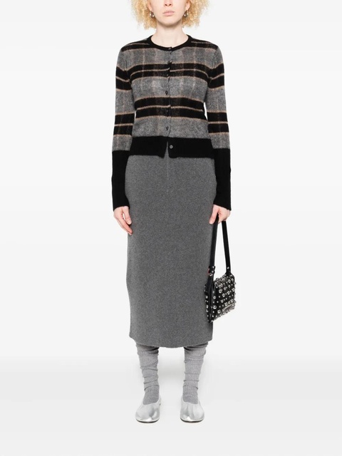 Guest In Residence fine-knit pencil skirt - Grey - zdjęcie produktu nr 1