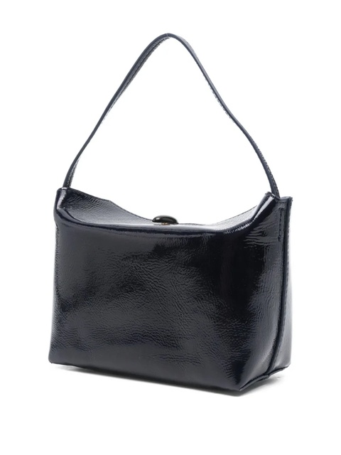 Christopher Esber Turnlock patent-leather mini tote bag - Blue - zdjęcie produktu nr 2