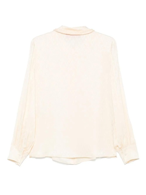 Valentino Garavani Optical-jacquard shirt - Neutrals - zdjęcie produktu nr 2