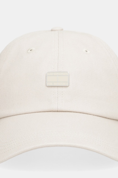 Tommy Jeans czapka z daszkiem bawełniana kolor beżowy AW0AW18096 - zdjęcie produktu nr 1