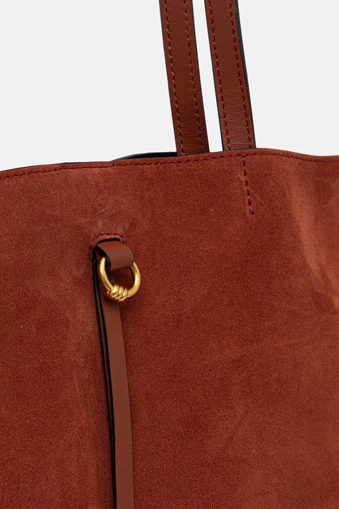 Gianni Chiarini torebka zamszowa EGLE kolor pomarańczowy BS.11485.CM - zdjęcie produktu nr 2