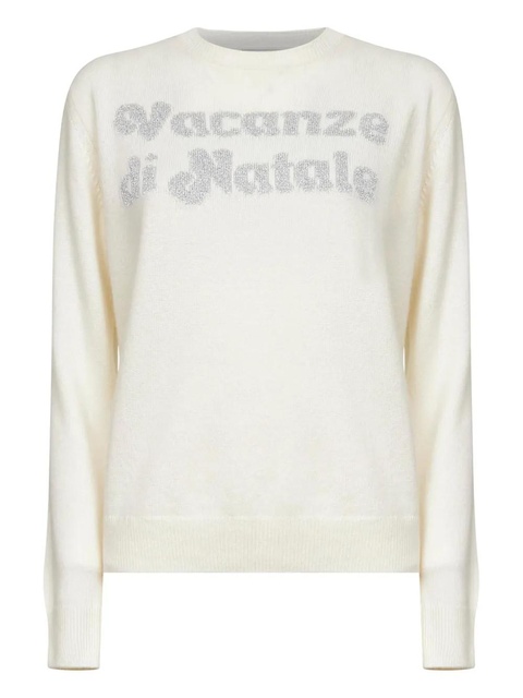 MC2 Saint Barth jacquard embroidered sweater - White - zdjęcie produktu nr 1